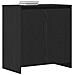 Credenza Rovere Nero 70x41x75 cm in Legno Multistrato - Foto miniatura 7