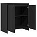 Credenza Rovere Nero 70x41x75 cm in Legno Multistrato - Foto miniatura 8