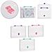 Pack 3 Valigie Porta Documenti In Gomma Surt 3 Col 25x4x32,5 Cm. Colore: Multicolore - Foto miniatura 1