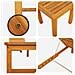 Lettino prendisole  con tavolo in legno massello di acacia, Lettino prendisole  in legno massello di acacia - Foto miniatura 9