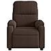 Poltrona Reclinabile Marrone in Tessuto di Microfibra - Foto miniatura 6