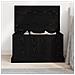 Box di Stoccaggio  Nero Rovere 70x40x38 cm Legno Ingegnerizzato - Foto miniatura 4