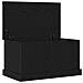 Box di Stoccaggio  Nero Rovere 70x40x38 cm Legno Ingegnerizzato - Foto miniatura 5