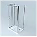 Box Doccia 3 Lati 70x70x75 Cm: Fisso + Angolare Scorrevole Cromato Lica - Foto miniatura 1