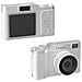 Fotocamera Digitale Compatta Con Zoom Ottico 5x E Scheda Tf Da 32gb - Cattura Ricordi Ovunque White - Foto miniatura 2
