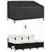Copertura per panchina da giardino 160 x 100 x 61 / 89 cm - Foto miniatura 8