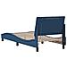 Giroletto senza Materasso Blu 90x190 cm in Tessuto - Foto miniatura 8