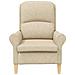 poltrona Crema 76 x 94 x 102 cm Microfibra - Foto miniatura 4