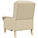 poltrona Crema 76 x 94 x 102 cm Microfibra - Foto miniatura 6