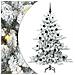 Albero di Natale Artificiale con Rami Pieghevoli Bianco 150 cm - Foto miniatura 1
