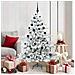 Albero di Natale Artificiale con Rami Pieghevoli Bianco 150 cm - Foto miniatura 2