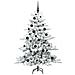 Albero di Natale Artificiale con Rami Pieghevoli Bianco 150 cm - Foto miniatura 3