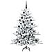 Albero di Natale Artificiale con Rami Pieghevoli Bianco 150 cm - Foto miniatura 4