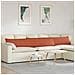 Cuscini da Divano 2 pcs Rosso Arancio 200 x 40 cm - Foto miniatura 2