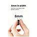 Smart Ring Con Display E Custodia Di Ricarica - Monitoraggio Fitness E Salute Gold 11 - Foto miniatura 7