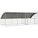 Cuccia per cani 3 pcs Argento 6 x 2 x 2 m Acciaio zincato - Foto miniatura 1