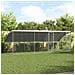 Cuccia per cani 3 pcs Argento 6 x 2 x 2 m Acciaio zincato - Foto miniatura 2