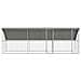 Cuccia per cani 3 pcs Argento 6 x 2 x 2 m Acciaio zincato - Foto miniatura 4