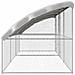 Cuccia per cani 3 pcs Argento 6 x 2 x 2 m Acciaio zincato - Foto miniatura 5