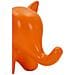 Sgabello Elephant In Plastica Arancione 86x46x56 Cm - Foto miniatura 5