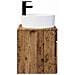 Mobile lavabo da parete Legno antico 49 x 44,5 x 65 cm - Foto miniatura 2