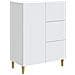 Credenza Bianco 66 x 34,5 x 90 cm Legno ingegnerizzato - Foto miniatura 1
