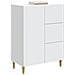 Credenza Bianco 66 x 34,5 x 90 cm Legno ingegnerizzato - Foto miniatura 3