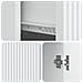 Credenza Bianco 66 x 34,5 x 90 cm Legno ingegnerizzato - Foto miniatura 9
