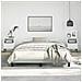 Struttura letto senza Materasso Grigio Chiaro 152x203 cm matrimoniale Velluto - Foto miniatura 4