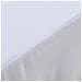 Copertura Elastica Per Tavolo Con Gonna 2pz 120x6,5x74cm Bianco - Foto miniatura 3