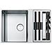 Box Center BWX 220-41-27 Lavello da Incasso 1 e 1/2 Vasche con Dimensioni 79 x 51 cm Colore Inox - Foto miniatura 1