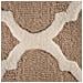 Tappeto In Lana E Cotone Beige - Tappeto Moderno Di Design - 80x150cm - Erbaa - Foto miniatura 3