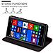 Custodia Compatibile Con Nokia Lumia 830 In Rosso Mela - Coperchio Protettiva Con Chiusura Magnetica, Funzione Stand E Tasca Per Le Carte - Foto miniatura 2