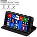 Custodia Compatibile Con Nokia Lumia 830 In Rosso Mela - Coperchio Protettiva Con Chiusura Magnetica, Funzione Stand E Tasca Per Le Carte - Foto miniatura 8
