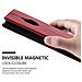 Custodia Compatibile Con Nokia Lumia 830 In Rosso Mela - Coperchio Protettiva Con Chiusura Magnetica, Funzione Stand E Tasca Per Le Carte - Foto miniatura 9