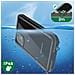 Cover Samsung Galaxy S20 Bimateria Waterproof 2m Con Vetrino Nero - Foto miniatura 5