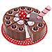 Toy Van 12277 - Finta Torta Di Compleanno Al Cioccolato - Foto miniatura 1