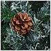 Set Albero Natale Glassato con Set LED Palline e Pigne 150cm - Foto miniatura 7