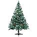 Set Albero Natale Glassato con Set LED Palline e Pigne 150cm - Foto miniatura 10