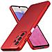 Custodia Compatibile Con Samsung Galaxy A33 5g In Rosso Metallo - Hard Case Coperchio Protettivo In Look Metallico Contro I Graffi E Gli Urti - Foto miniatura 1