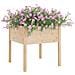 Fioriere da Giardino 2 pz 70x70x70 cm Legno Massello di Pino - Foto miniatura 3