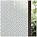 Pellicola Per Vetri Per La Protezione Della Privacy Motivo A Fiori Static Cling Bianco 44.5 X 400 Cm - Foto miniatura 1