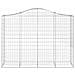 Cesti Gabbioni Ad Arco 50 Pz 200x50x140/160 Cm Ferro Zincato - Foto miniatura 3