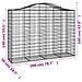 Cesti Gabbioni Ad Arco 50 Pz 200x50x140/160 Cm Ferro Zincato - Foto miniatura 5