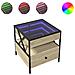 Tavolino Da Salotto Con Led Infinity Rovere Sonoma 50x50x51 Cm - Foto miniatura 2