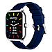 Smartwatch SWT-STC010 Bluetooth Cassa Silver 42 mm in Alluminio con Doppio Cinturino Nero e Blu - Foto miniatura 1