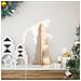 Albero Di Natale Decorativo In Legno 49 Cm Legno Massello Pino - Foto miniatura 1
