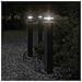 Lampade Terra per Esterni con Sensori 3pz Nere 80cm Alluminio - Foto miniatura 7