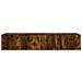Mobili TV a Parete con Luci LED 2pz Rovere Fumo 80x35x31 cm - Foto miniatura 2