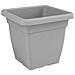 Vaso Mega Quadrato Cm 38x38x34 Con Sottovaso Cm 34x34x5 - Foto miniatura 1